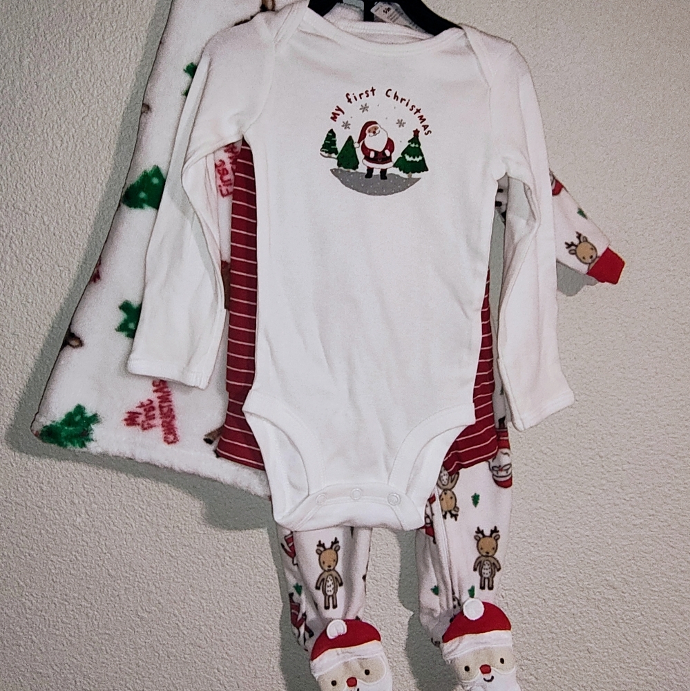 Carter's - My First Christmas Bundle 0-3M